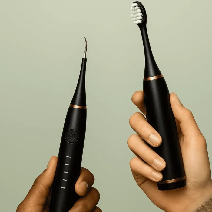 Escova de Dente Eletrica E Removedor de Tártaro 2 em 1