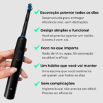 Escova de Dente Elétrica JET ONE [LANÇAMENTO JETFLOSS] - Imagem 3