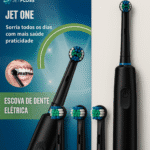 Escova de Dente Elétrica JET ONE [LANÇAMENTO JETFLOSS]