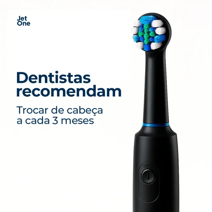Escova de Dente Elétrica JET ONE [LANÇAMENTO JETFLOSS] - Imagem 5